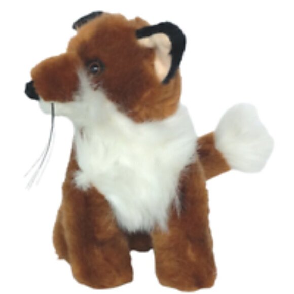 Red Fox Brown Forest Animal Plush Stuffed Animal 7 Inch - Picture 2 of 5
